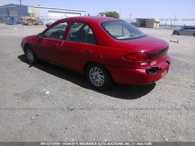 1FAFP13P8WW268732 - 1998 FORD ESCORT SE/SPORT RED photo 3