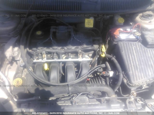 1B3ES46C41D297892 - 2001 DODGE NEON SE/ES GOLD photo 10