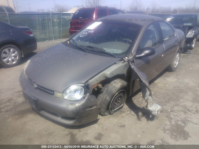 1B3ES46C41D297892 - 2001 DODGE NEON SE/ES GOLD photo 6