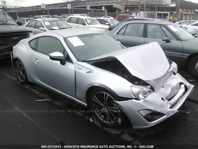JF1ZNAA18D1712557 - 2013 TOYOTA SCION FR-S SILVER photo 1