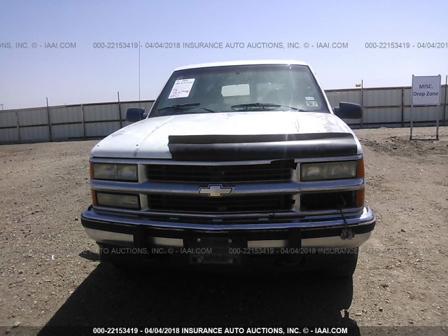 1GNFK16K4RJ320990 - 1994 CHEVROLET SUBURBAN K1500 WHITE photo 6