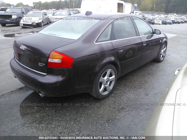 WAUED24B2YN044305 - 2000 AUDI A6 2.7T QUATTRO PURPLE photo 4