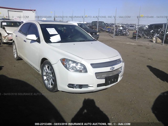 1G1ZE5E76BF389845 - 2011 CHEVROLET MALIBU LTZ WHITE photo 1