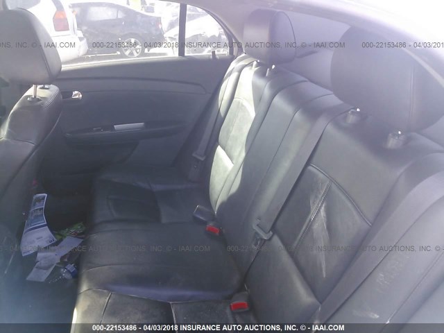 1G1ZE5E76BF389845 - 2011 CHEVROLET MALIBU LTZ WHITE photo 8