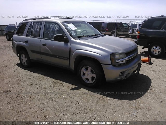 1GNDT13S832233586 - 2003 CHEVROLET TRAILBLAZER  SILVER photo 1