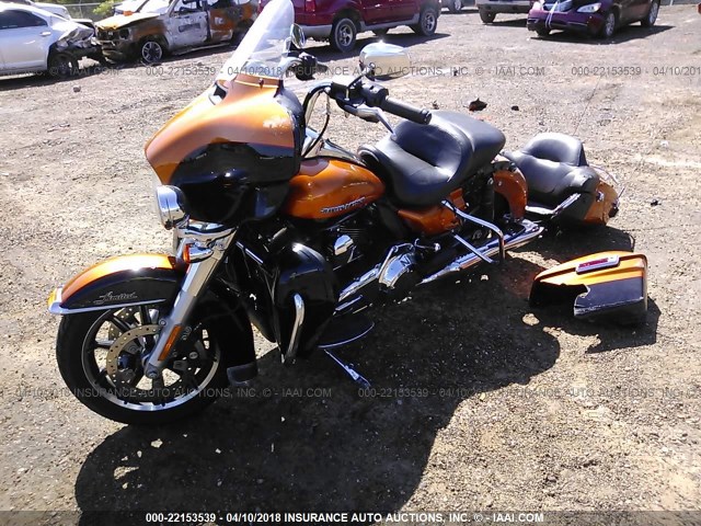 1HD1KEL15EB624645 - 2014 HARLEY-DAVIDSON FLHTK ELECTRA GLIDE ULTRA LTD ORANGE photo 2