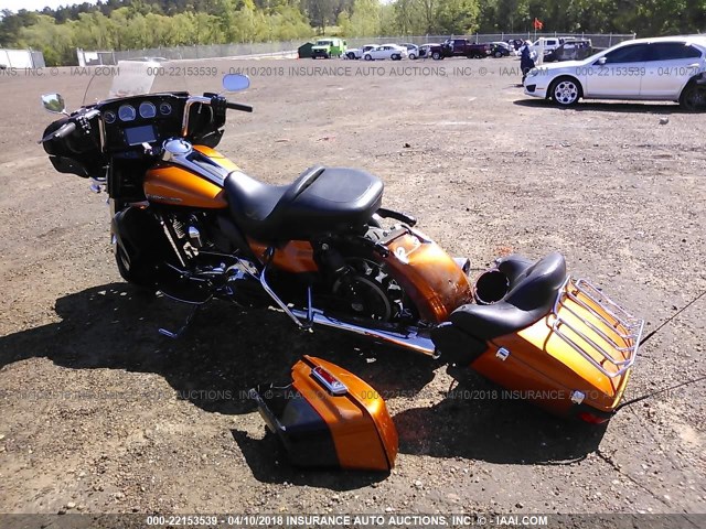 1HD1KEL15EB624645 - 2014 HARLEY-DAVIDSON FLHTK ELECTRA GLIDE ULTRA LTD ORANGE photo 4