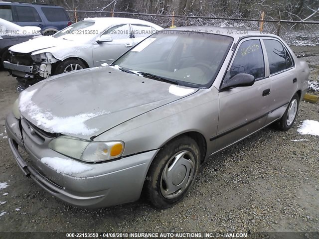 1NXBR12E8XZ279385 - 1999 TOYOTA COROLLA VE/CE/LE TAN photo 2