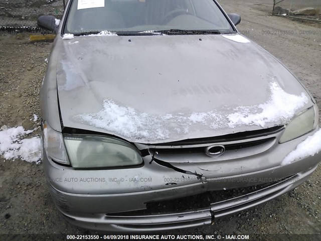 1NXBR12E8XZ279385 - 1999 TOYOTA COROLLA VE/CE/LE 棕色 照片 6