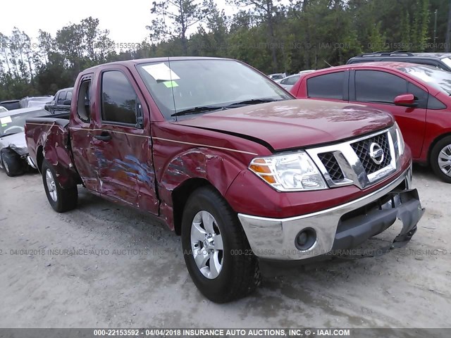 1N6AD0CU6AC435674 - 2010 NISSAN FRONTIER KING CAB SE/LE/NISMO RED photo 1