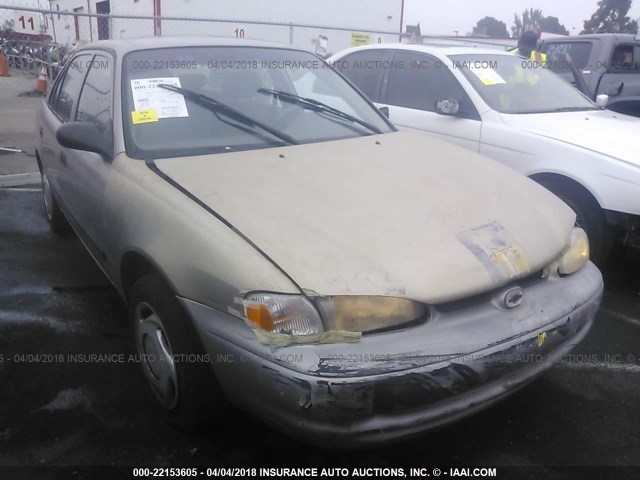 1Y1SK5280WZ402930 - 1998 CHEVROLET GEO PRIZM LSI TAN photo 1