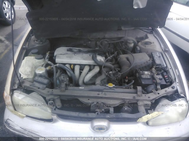 1Y1SK5280WZ402930 - 1998 CHEVROLET GEO PRIZM LSI TAN photo 10