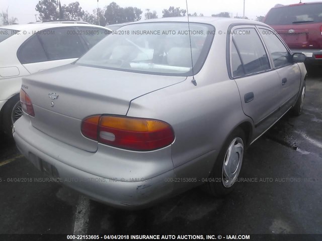 1Y1SK5280WZ402930 - 1998 CHEVROLET GEO PRIZM LSI TAN photo 4