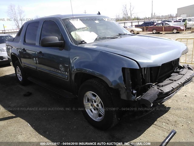 3GNEC12J48G274695 - 2008 CHEVROLET AVALANCHE C1500 BLUE photo 1