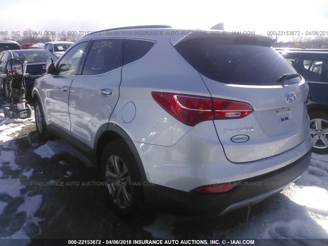 5XYZU3LB4EG158434 - 2014 HYUNDAI SANTA FE SPORT  SILVER photo 3