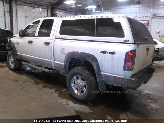 1D7KS28C37J539672 - 2007 DODGE RAM 2500 ST/SLT 白色 照片 3