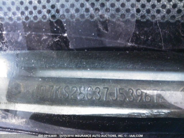 1D7KS28C37J539672 - 2007 DODGE RAM 2500 ST/SLT 白色 照片 9