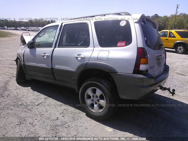 4F2CZ06183KM43833 - 2003 MAZDA TRIBUTE ES SILVER photo 3