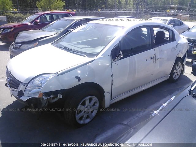 3N1AB6AP2CL733092 - 2012 NISSAN SENTRA 2.0/2.0S/SR/2.0SL WHITE photo 6