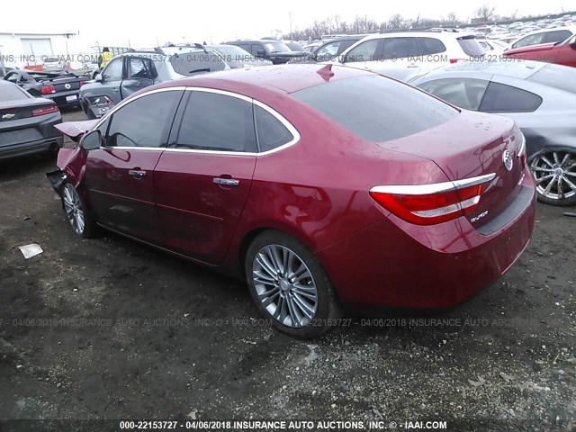 1G4PS5SK6D4126748 - 2013 BUICK VERANO RED photo 3