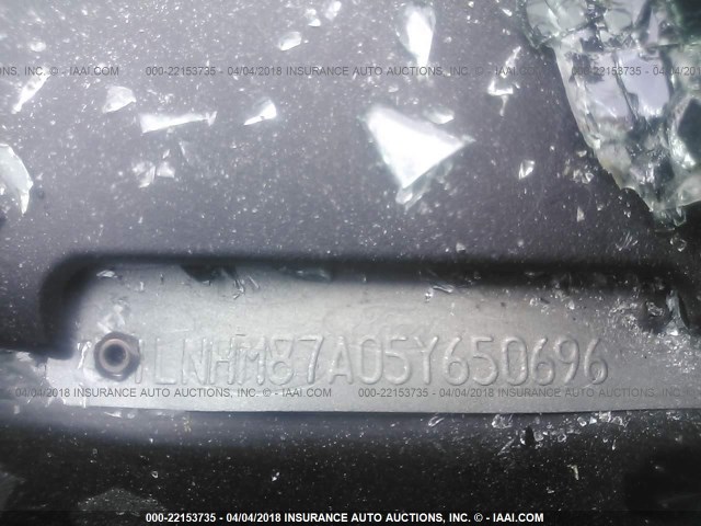 1LNHM87A05Y650696 - 2005 LINCOLN LS 黑色 照片 9