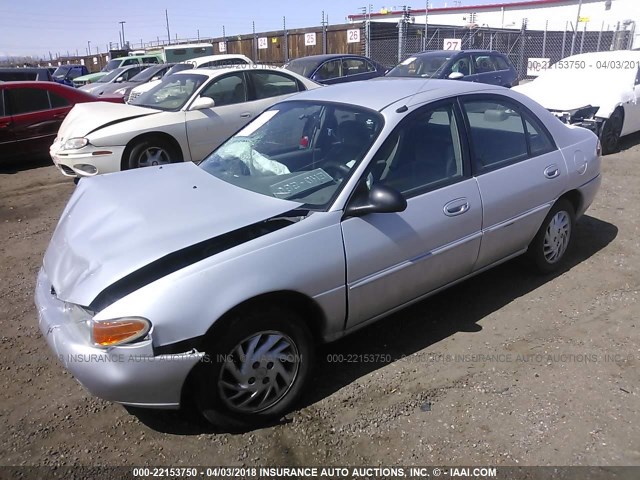 1FALP13PXVW244918 - 1997 FORD ESCORT LX/SPORT SILVER photo 2