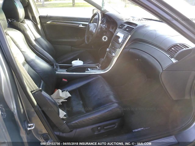 19UUA66275A058409 - 2005 ACURA TL GRAY photo 5