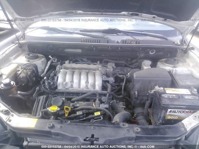 KM8SC13E24U726594 - 2004 HYUNDAI SANTA FE GLS/LX GRAY photo 10