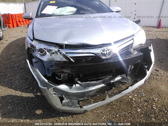4T4BF1FK0CR164188 - 2012 TOYOTA CAMRY SE/LE/XLE ვერცხლისფერი ფოტო 6