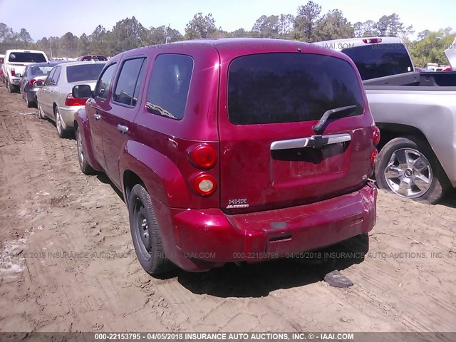 3GNDA13D76S652593 - 2006 CHEVROLET HHR LS MAROON photo 3