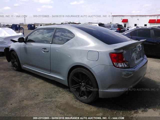 JTKJF5C76B3012995 - 2011 TOYOTA SCION TC 灰色 照片 3