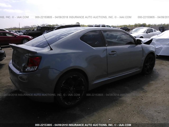 JTKJF5C76B3012995 - 2011 TOYOTA SCION TC 灰色 照片 4