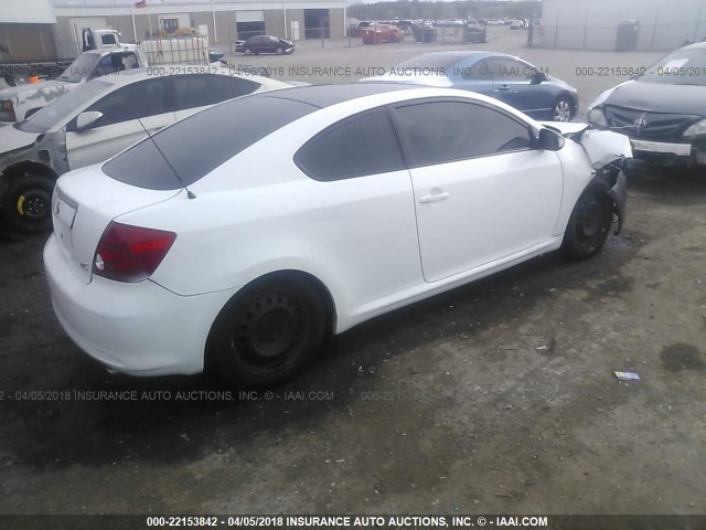JTKDE177970212944 - 2007 TOYOTA SCION TC 白色 照片 4