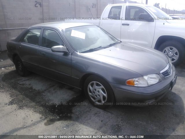 1YVGF22C725264025 - 2002 MAZDA 626 LX GRAY photo 1