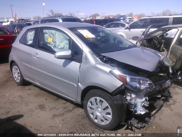 VNKJTUD39HA078037 - 2017 TOYOTA YARIS L/LE SILVER photo 1