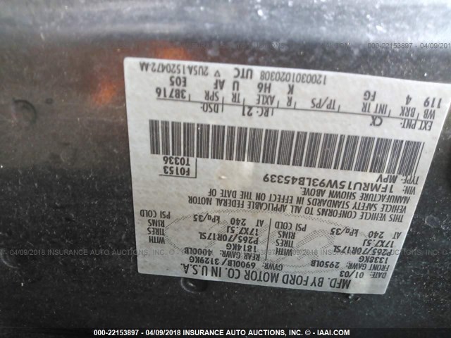 1FMRU15W93LB45339 - 2003 FORD EXPEDITION XLT მწვანე ფოტო 9