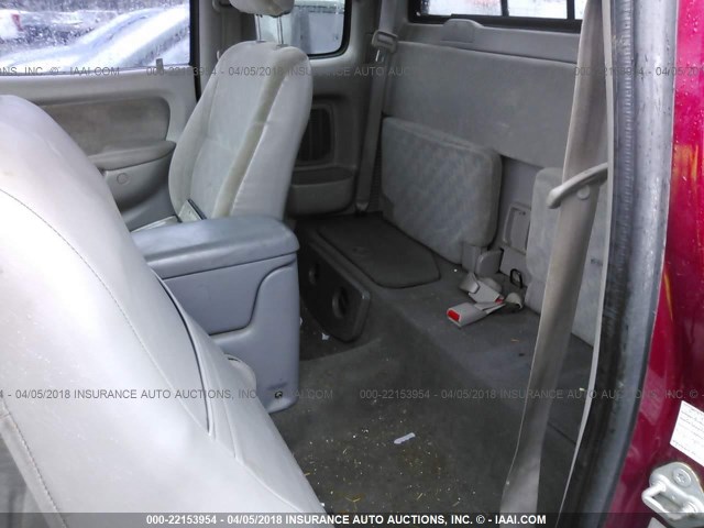 5TEWN72N04Z374093 - 2004 TOYOTA TACOMA XTRACAB RED photo 8