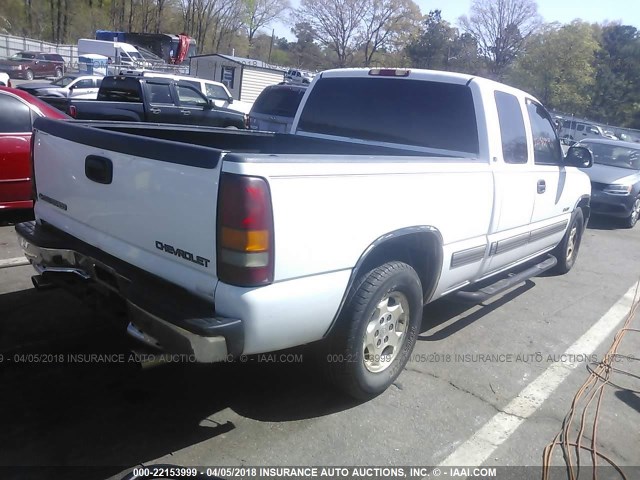 2GCEC19V421298755 - 2002 CHEVROLET SILVERADO C1500 WHITE photo 4