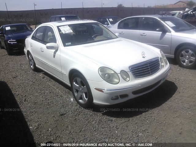 WDBUF70J66A940077 - 2006 MERCEDES-BENZ E 500 WHITE photo 1