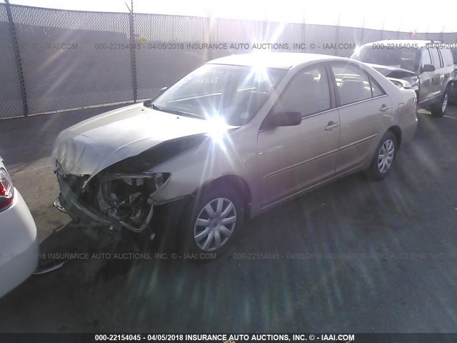 4T1BE32K85U007171 - 2005 TOYOTA CAMRY LE/XLE/SE 金色 照片 2