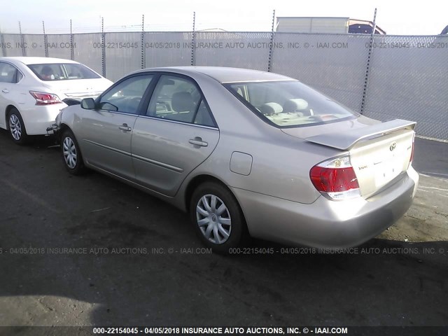 4T1BE32K85U007171 - 2005 TOYOTA CAMRY LE/XLE/SE 金色 照片 3