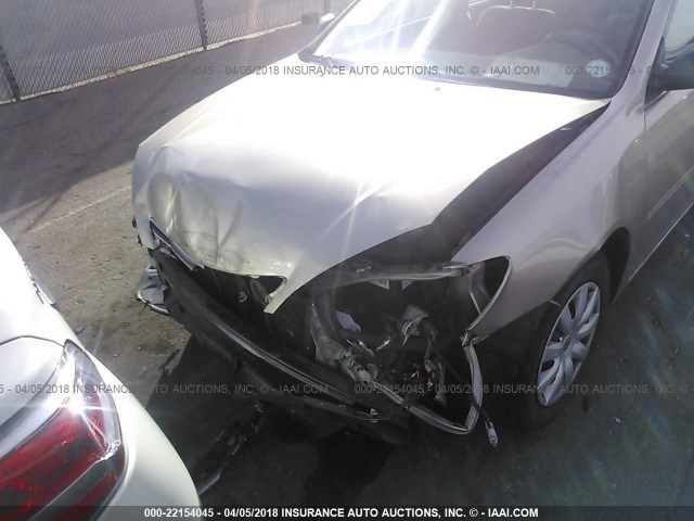 4T1BE32K85U007171 - 2005 TOYOTA CAMRY LE/XLE/SE 金色 照片 6