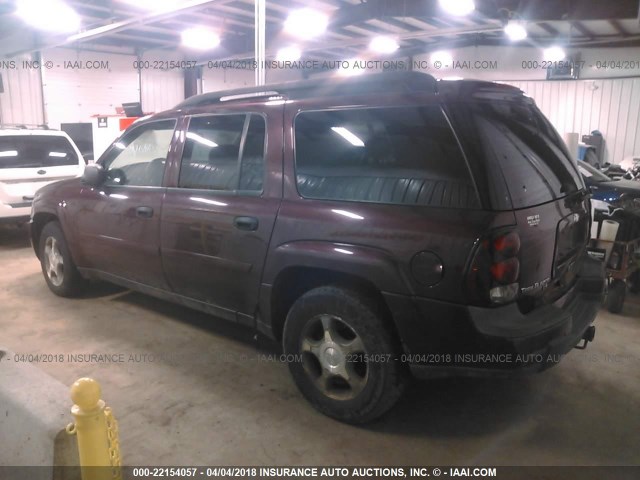 1GNET16S266122075 - 2006 CHEVROLET TRAILBLAZER EXT LS/EXT LT MAROON photo 3