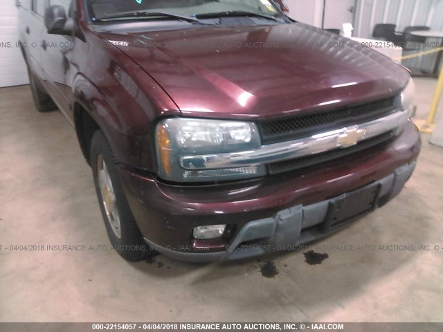 1GNET16S266122075 - 2006 CHEVROLET TRAILBLAZER EXT LS/EXT LT MAROON photo 6