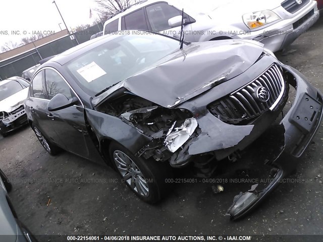 W04GS5EC7B1087976 - 2011 BUICK REGAL CXL GRAY photo 1