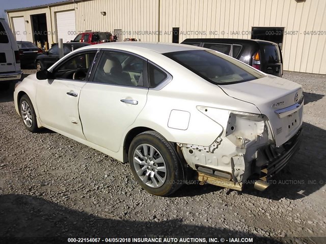 1N4AL3AP7FC493553 - 2015 NISSAN ALTIMA 2.5/S/SV/SL WHITE photo 3