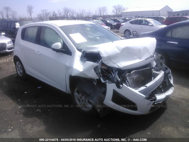 1G1JA6SHXE4198196 - 2014 CHEVROLET SONIC LS 白色 照片 1