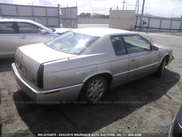 1G6EL12Y7SU621630 - 1995 CADILLAC ELDORADO Champagne photo 4