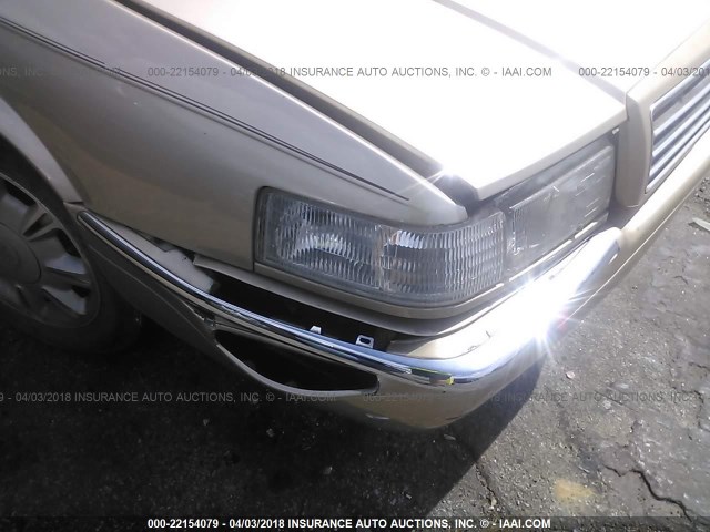 1G6EL12Y7SU621630 - 1995 CADILLAC ELDORADO Champagne photo 6