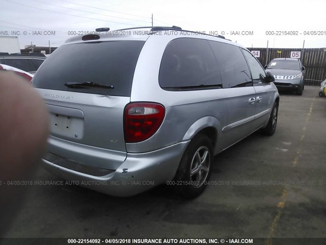 2D8GP54L53R374269 - 2003 DODGE GRAND CARAVAN ES SILVER photo 4